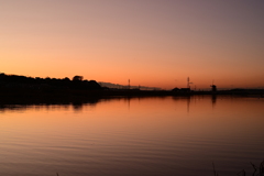 River in Sunset