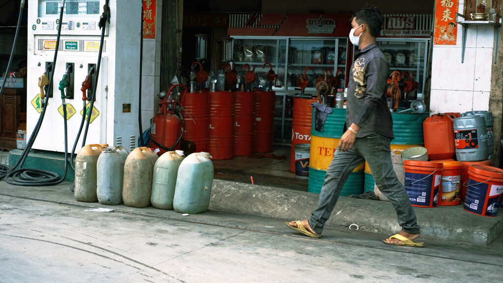 カンボジアのガソリン事情