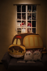 ねこバス乗り場の待合室