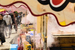 屋台の味は焼く煮る蒸かす
