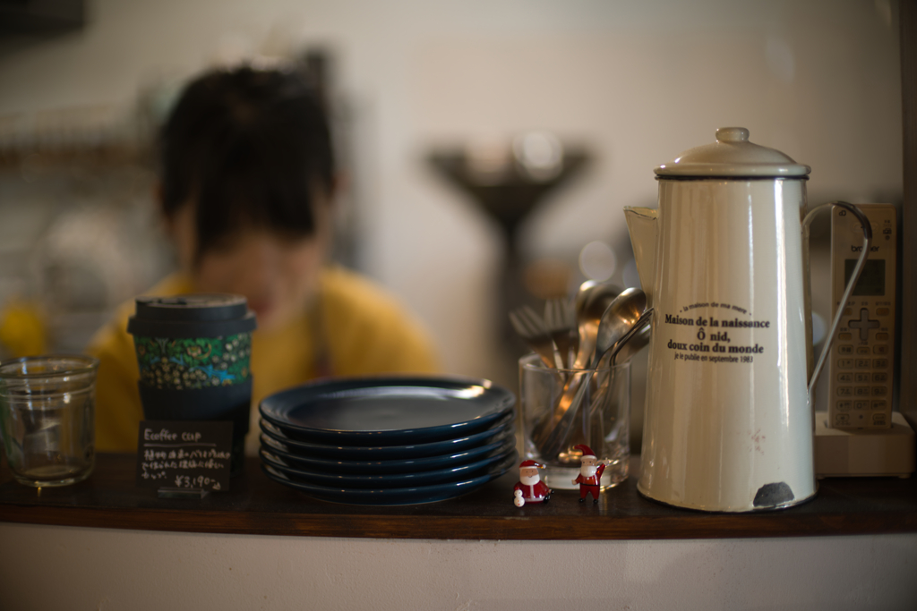 いつものカフェもよりボケます