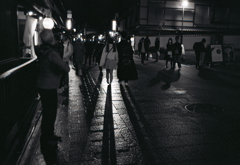 花見小路の夜