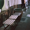 店先にて