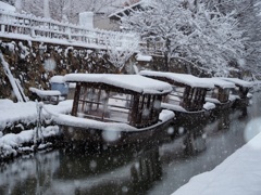 雪の八幡堀　その１