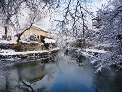 雪の八幡堀　その３