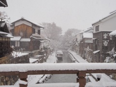 雪の八幡堀　その５