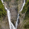 称名滝とハンノキ滝
