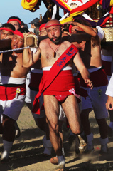 パフォーマンス･･･一の宮祭りにて