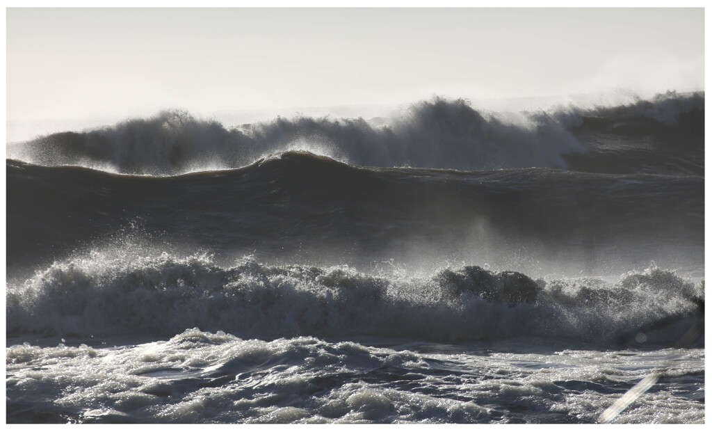 報道写真「今朝の外房」１