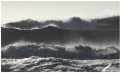 報道写真「今朝の外房」１