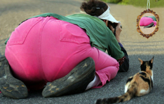 ユーモア「なに撮ってるの？」