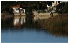 報道写真「今朝の外房」４　静かな湾内