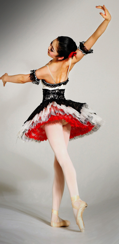 後ろ姿も美しい