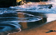 外房の夜明け２（今朝の様子）