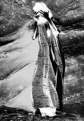 泣く女･･･明暗逆転画像