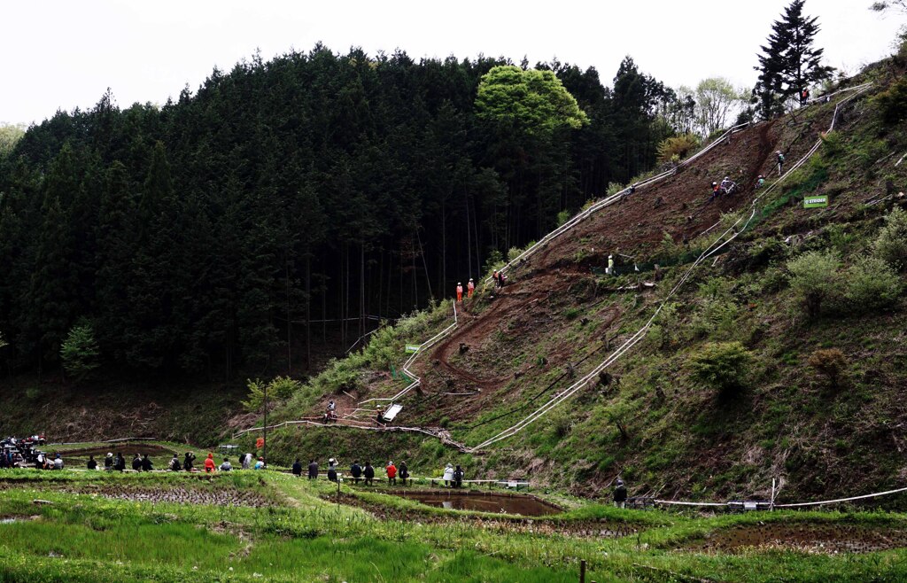 トライアルの競技場のひとつ