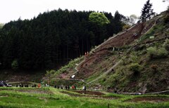 トライアルの競技場のひとつ