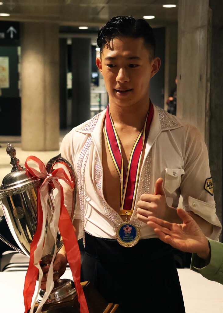 競技ダンス　三笠の宮杯優勝者、大西大晶さん