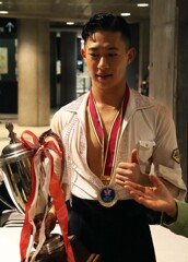 競技ダンス　三笠の宮杯優勝者、大西大晶さん