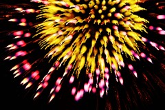 一の宮花火４･･･文様仕上げ