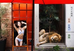 ユーモア４　商売繁盛(^.^)「ヤスコちゃんとサンちゃんのお店」