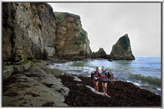 外房よいとこ･･･御宿「海女の親子」