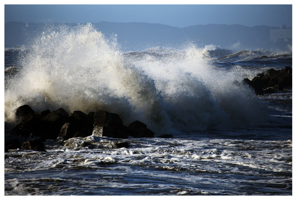 報道写真「今朝の外房」３