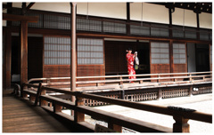 ぶらり京都･･･和服でご機嫌、彼氏に報告