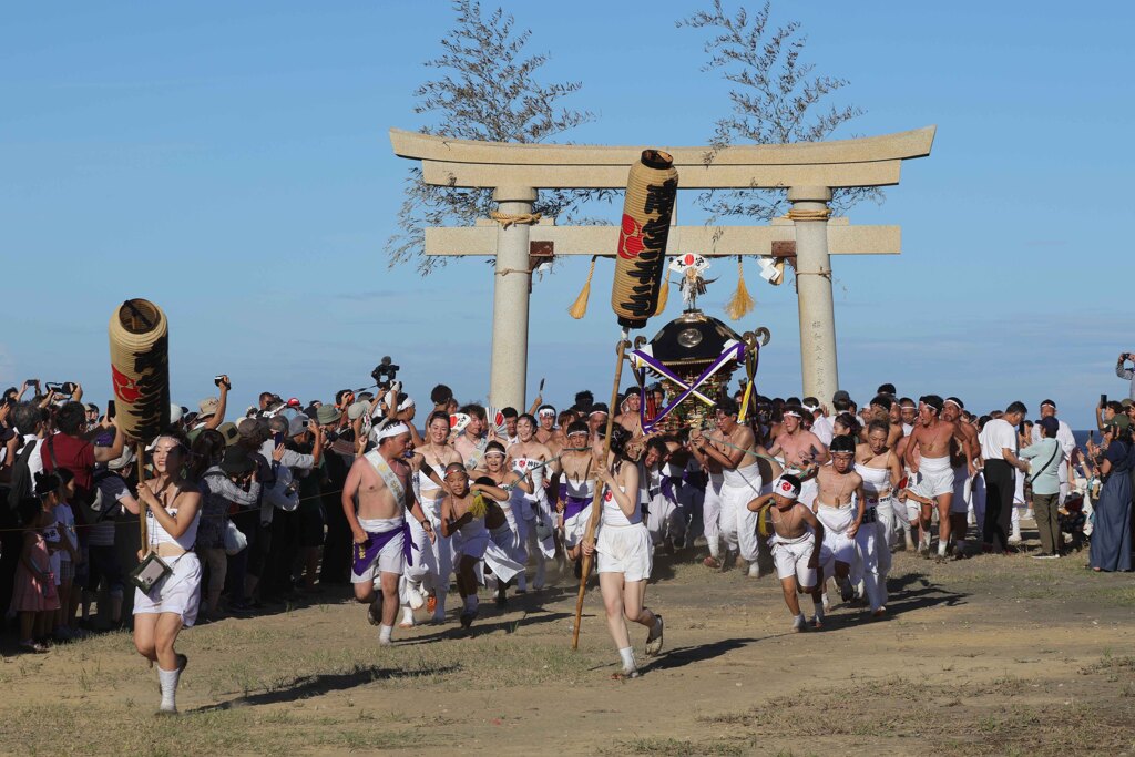 外房は上総一の宮　祭り