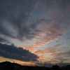 夕方 西の空