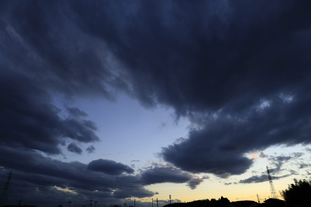 夕方 西の空 2023.2.20