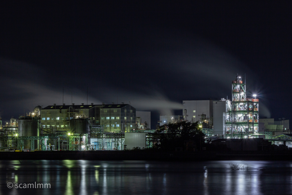 工場夜景