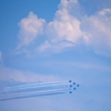 夏空に