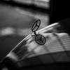 Mercedes with reflection