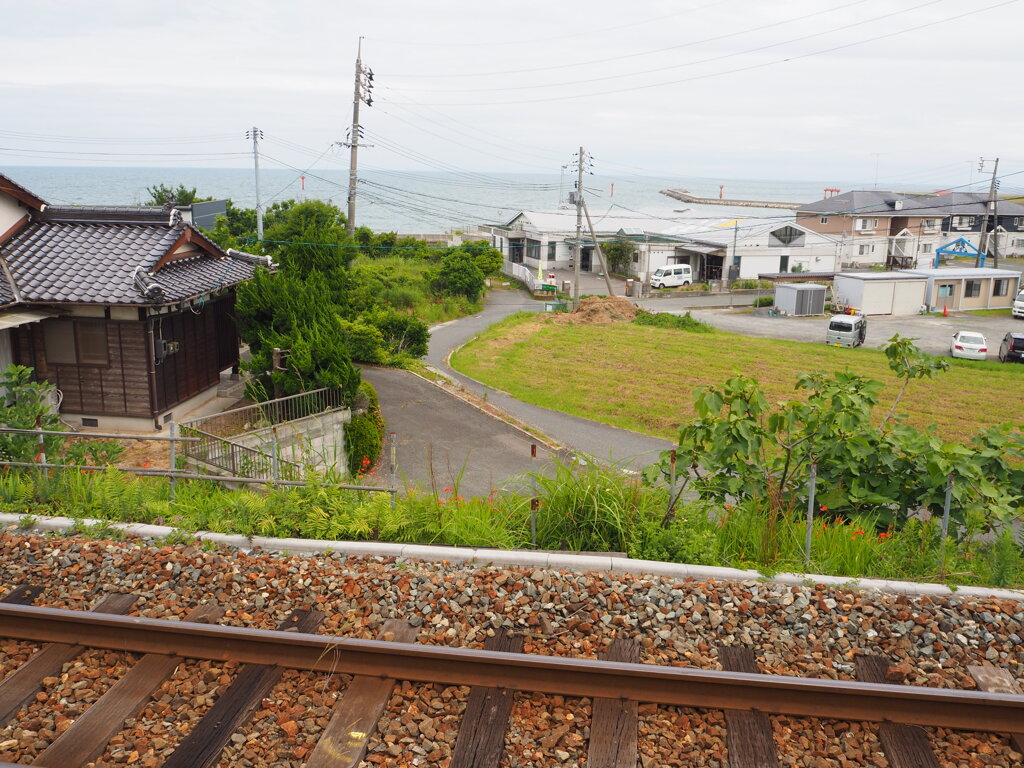 海の見える駅