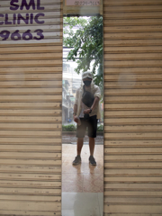 僕もずぶ濡れに。