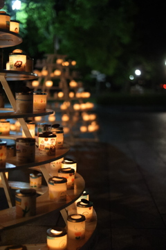 広島 平和記念公園の灯籠