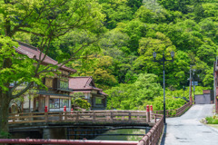 初夏の東山温泉