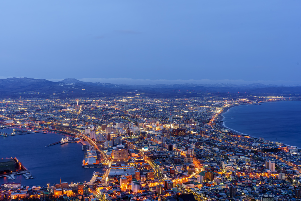 函館山山頂からのご褒美