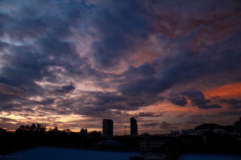 Blue and orange world