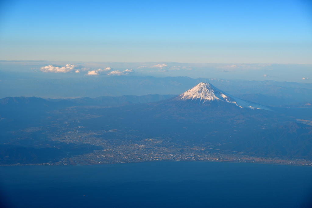 富士山雪化粧