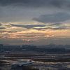 雨上がりの羽田空港