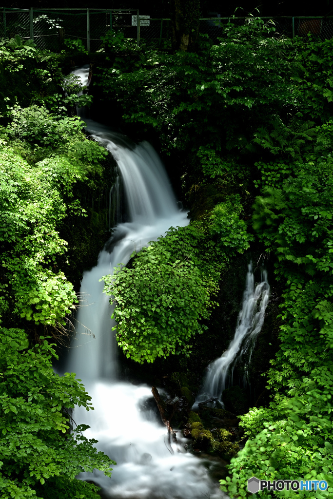 日本名水百選「箱島湧水」