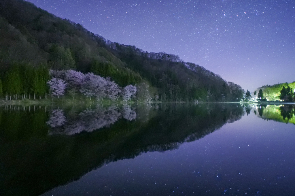 夜空の半分