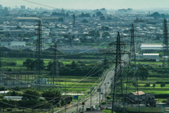 居住区へとつづく道