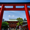 青空の赤門