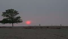 とある街の夕景