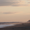 九十九里浜 冬の夕景