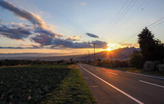 赤城の夕景