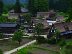 五箇山の合掌造り